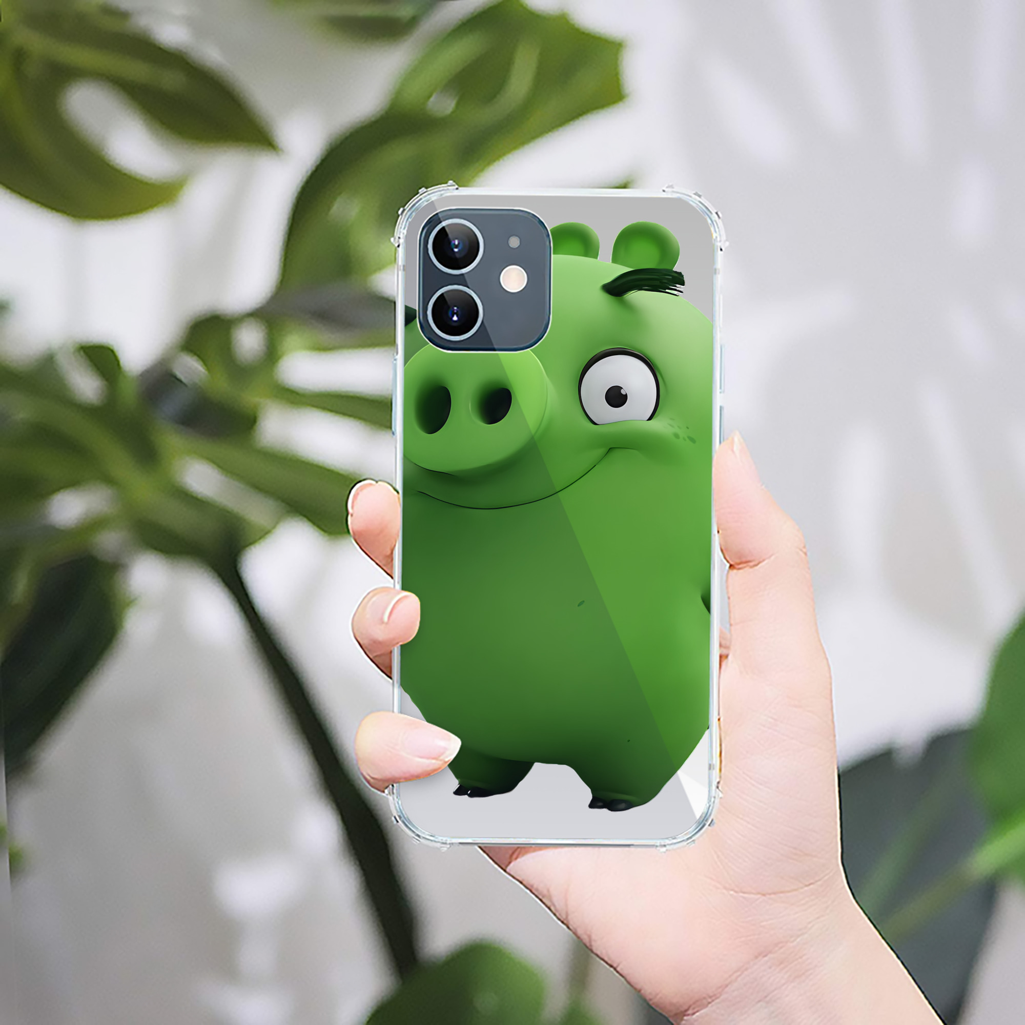 （画像用） Angry Birds アングリーバード 【iPhone 12シリーズ対応】透明スマホケース（クリアソフトケース）